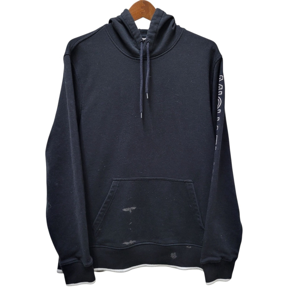 Michael Kors Men's Black Cotton Polyester Pullover Hoodie Sweatshirt Size XL